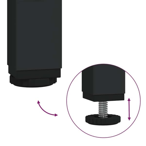 vidaXL skittentøyskurv 2 rom med hylle sonoma eik