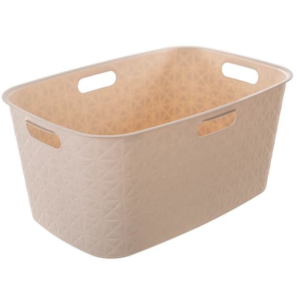 CURVER Sänglåda Softex 45L - Elegant Design - Lätt och Praktisk - 70% återvunnen - 59 x 39 x 27 cm - Krossvit