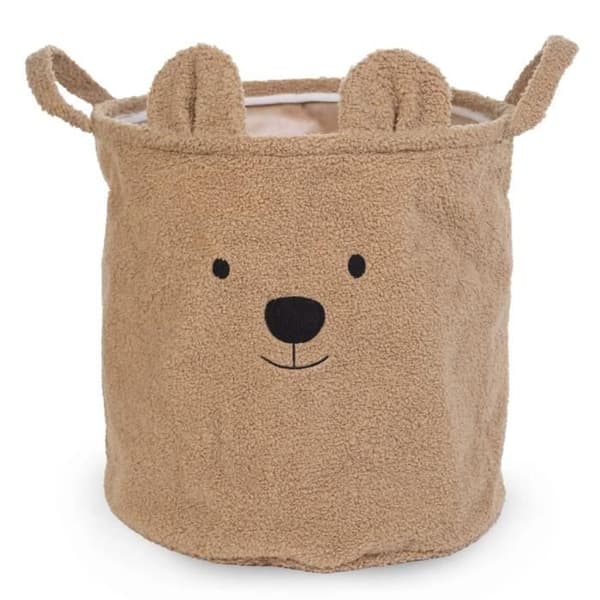CHILDHOME Förvaringskorg Teddy 40 x 40 x 40 cm Beige