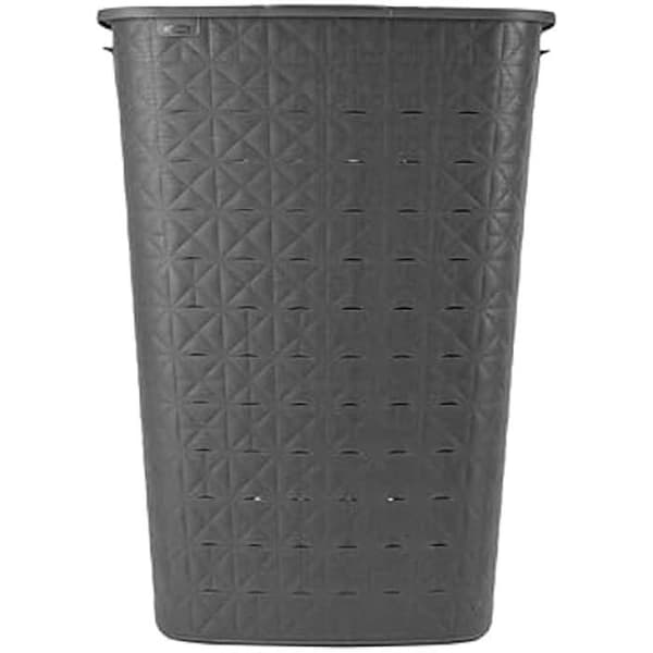 Tvättkorg - CURVER - Softex - 56L - 70% återvunnen - 59 x 43 x 34 cm - Grå