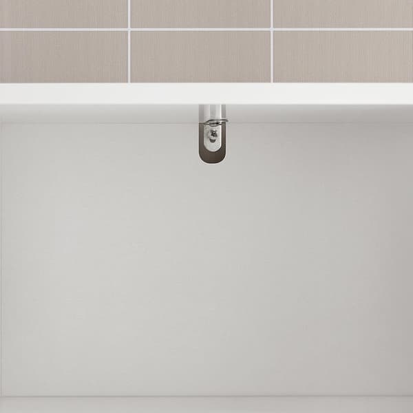 Badeværelsesskab, BZR77-W, 80x38x91 cm, Hvid