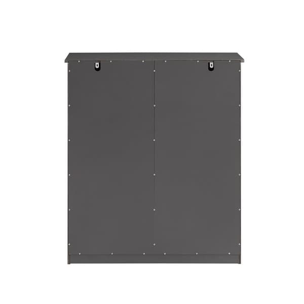 Kylpyhuoneen kaappi, BZR33-DG, 78x38x91 cm, Harmaa