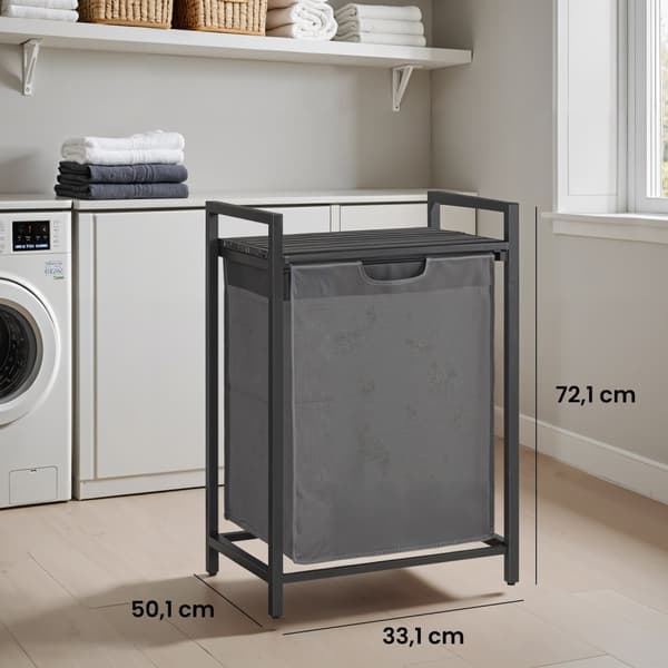 Pyykinkori, 2 x 46 L, Vintage ruskea