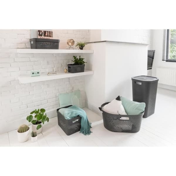 Tvättkorg - Curver - Infinity - 40 L - Grå