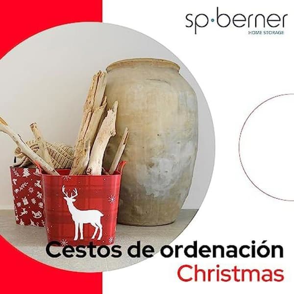 Korg - SP BERNER - 25L - Julmotiv - Flerfärgad - Plastik