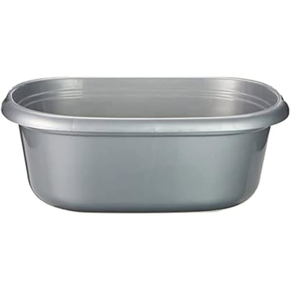 Badrum - Sunware - 43100072 - Hållbar plast - 40 liter - Silver - 65 x 44 x 25 cm