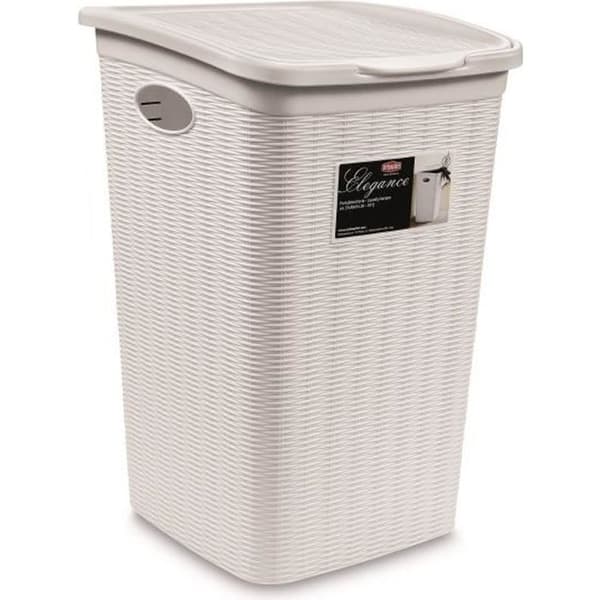 STEFANPLAST Elegance tvättlåda - 50 l - Vit
