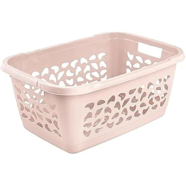 Tvättkorg - keeper - Jost - 52 L - Genombruten design - Nordic Pink