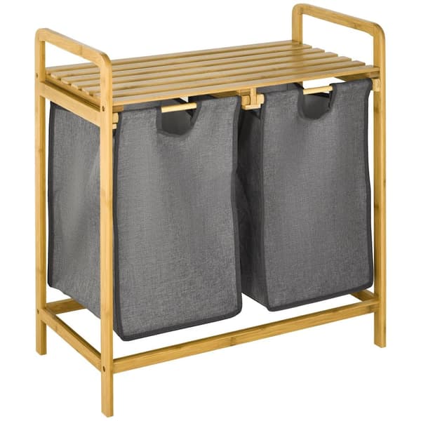 Pyykinkori, 63,5L x 33S x 73K cm, Harmaa