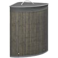 Pikkukuva 10 / 10: Rootz 55L -pesulakori - Pesulan lajittelija - Vaatteet Haittaa - Irrotettava laukku - 38x38x57cm - bambukehys, harmaa