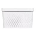 Miniatyrbild 2 av 4: CURVER Infinity Dots Bin - 17L - 35,5 x 26,2 x 21,9 cm - Vit - Återvunnen plast