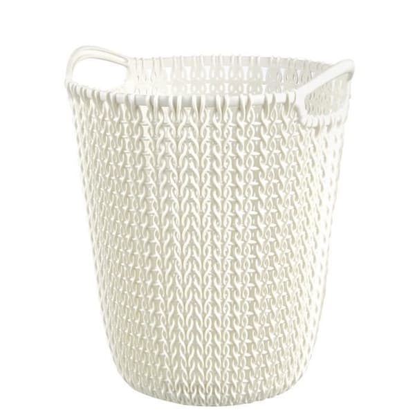 CURVER Förvaringsfack 7 L - Stickad look - Benvit