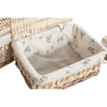 Miniatyrbilde 3 av 5: Skittentøyskurv Home ESPRIT Naturell flettet Shabby Chic 42 x 33 x 20 cm 3 Deler
