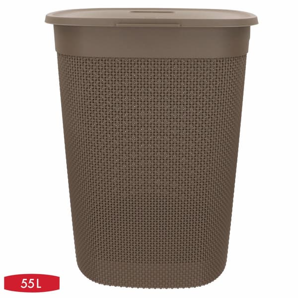 Tvättkorg Curver Brun Plast 55 L 44 x 61 x 35 cm (8 antal)