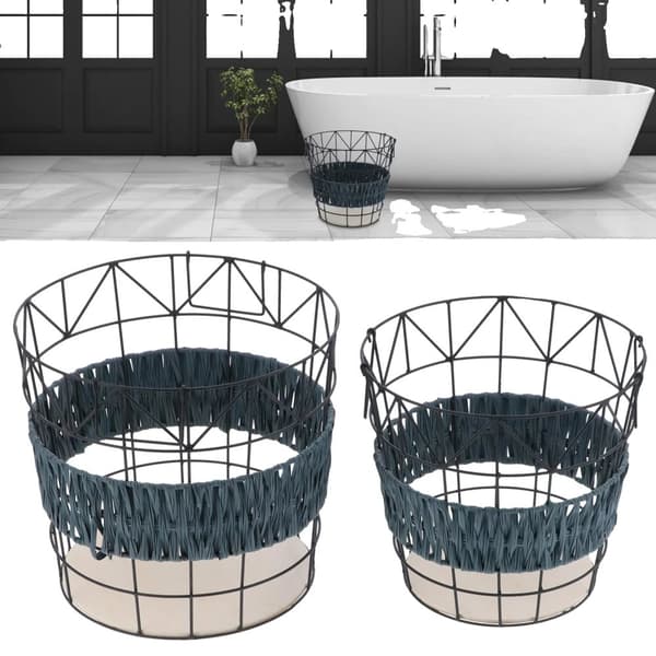 Vasketøjskurv, Pladsbesparende Design, Holdbar Konstruktion