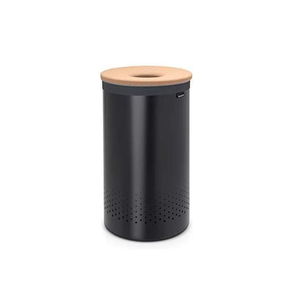 Brabantia - 120022 - Tvättkärl 60L Korklock, Svart