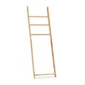 Miniatyrbild 6 av 6: Relaxdays Bamboo Handduksställ Tvättkorg Stege Stege Tvättpåse HxBxD: 139 x 43,5 x 33cm, Naturlig