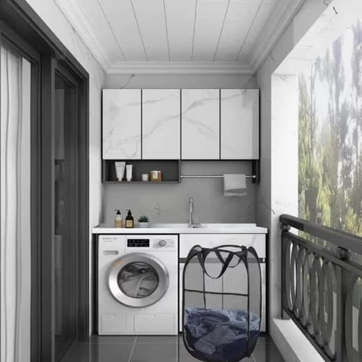 Lollanda Foldbar Pop-Up Vasketøjskurv 36x36x58 cm - Med hank, 1/2 stk.