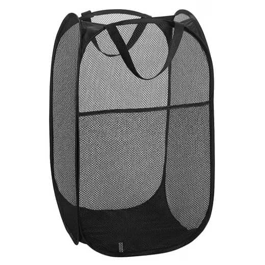 Lollanda Foldbar Pop-Up Vasketøjskurv 36x36x58 cm - Med hank, 1/2 stk. 1-st