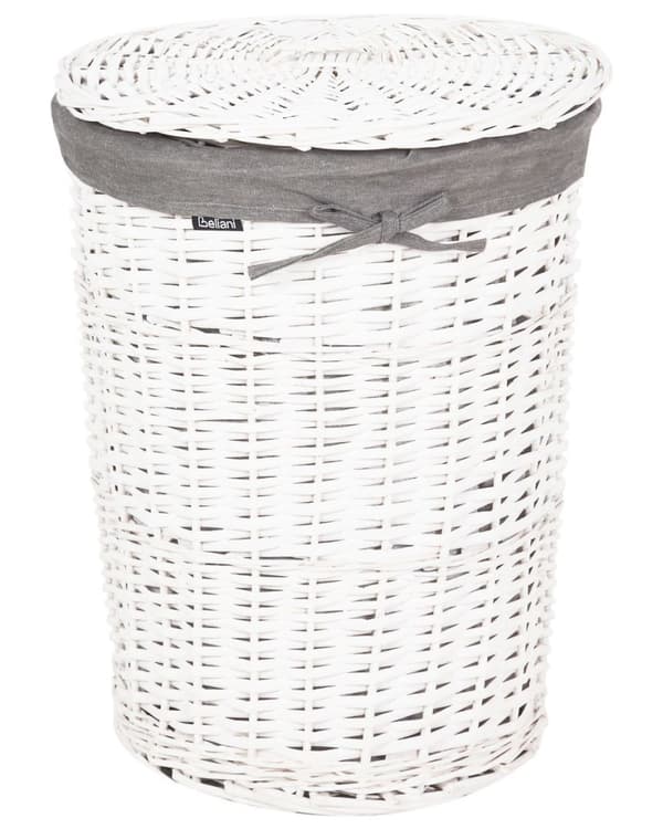 Sæt med 5 flettede kurve grå VAKARI Lumarko!