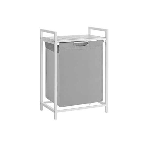 Rootz vaskeri samler med hylde - tøjarrangør - opbevaringskurv - Oxford -væv - 50 cm x 33 cm x 72 cm - Max Load 30 kg