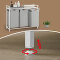 Miniatyrbillede 3 af 5: Rootz vaskeri kurv 3 rum - vaskeri samler - vaskeri - organiseret opbevaring - 92,5 cm x 33 cm x 72 cm