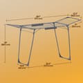 Miniatyrbillede 5 af 5: Rootz Wing vaskerat - Parkeringstørrer - Rumbesparende tøj Airer - Foldbart design - Steel & Pp - 56.5x173x96.5cm