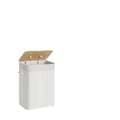 Miniatyrbillede 1 af 5: Rootz 72L Bambusvaskeri Basket - Tøjhæmmer - Vaskeri Collector - Miljøvenlig - 40 cm x 30 cm x 60 cm
