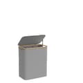 Miniatyrbillede 1 af 5: Rootz vaskeri kurv 3 rum - vaskeri -opsamling - lågopbevaring - 150L kapacitet - 60 cm x 38,5 cm x 70,5 cm