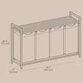 Miniatyrbillede 4 af 4: Rootz vaskeri kurv 4 rum - vaskeri samler - vaskeri - organiseret opbevaring - 116 cm x 33 cm x 72 cm