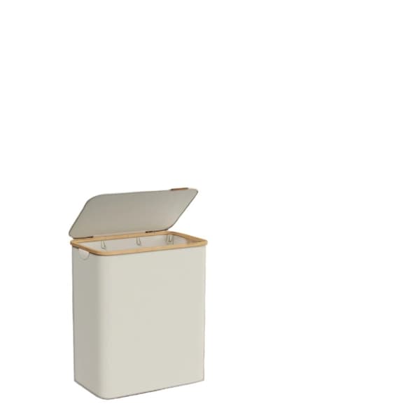 Rootz 3 -fack tvättkorg - Tvättsamlare - tvätthämma - 150L kapacitet - 60 cm x 38,5 cm x 70,5 cm