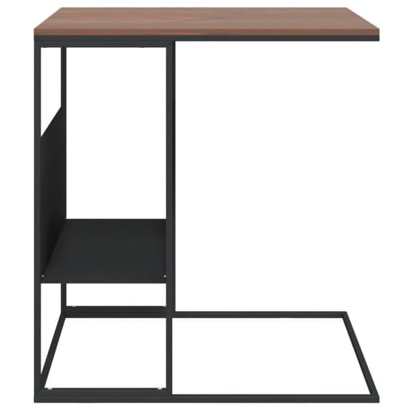 vidaXL sidebord 55x36x59,5 cm konstrueret træ sort