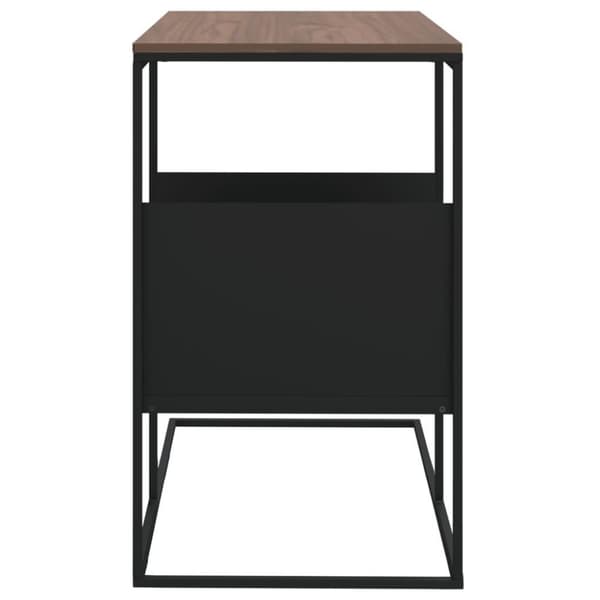 vidaXL sidebord 55x36x59,5 cm konstrueret træ sort