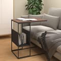 Miniatyrbillede 2 af 6: vidaXL sidebord 55x36x59,5 cm konstrueret træ sort