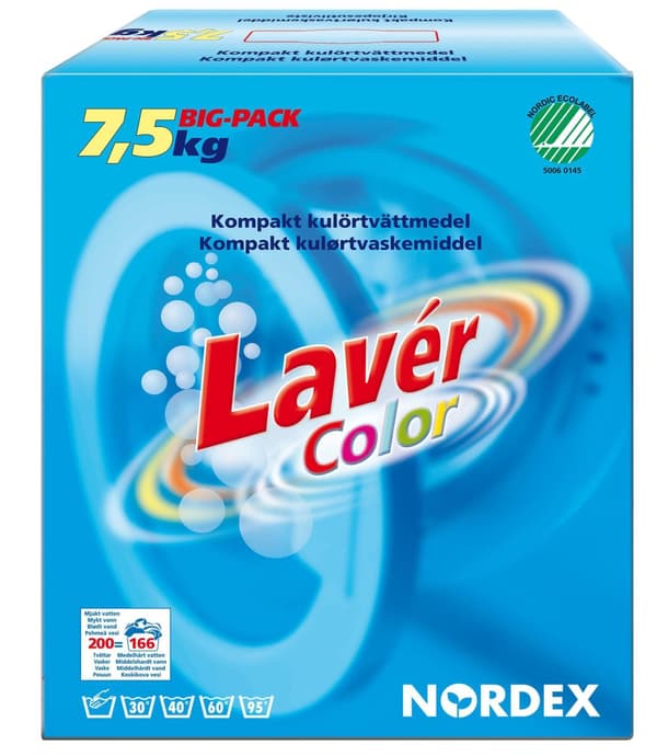 Tvättmedel LAVÉR Color 7,5kg
