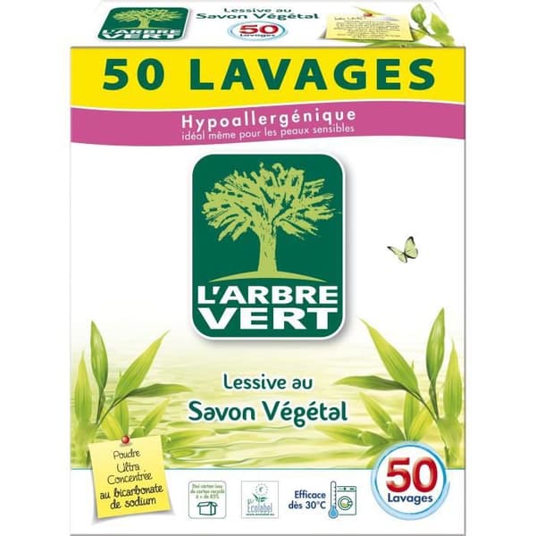 L'Arbre Vert tvättpulver - 2,5 kg