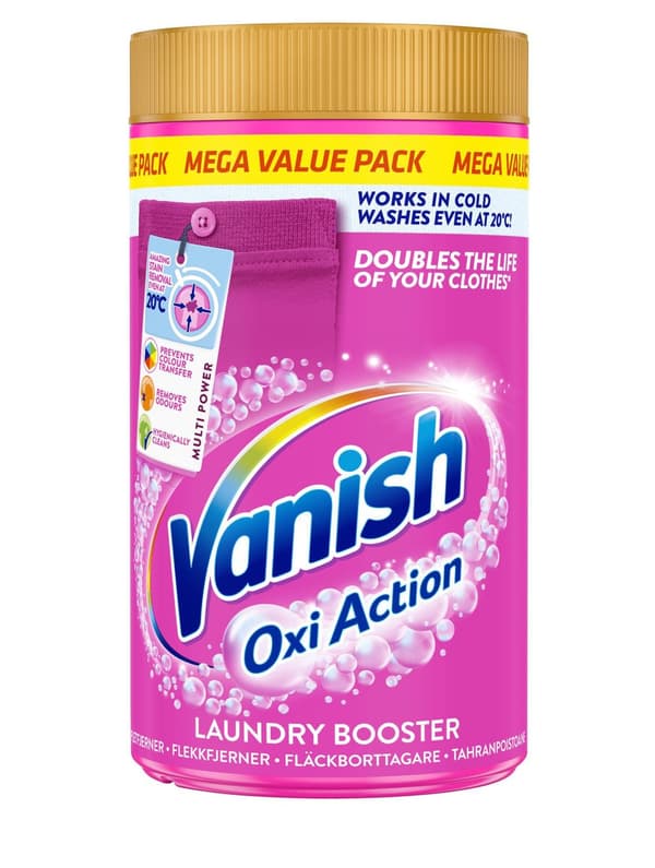 Fläckborttagning VANISH Oxi Action 1,5kg 6st