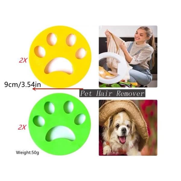 Hårborttagare Tvättmaskin, Hårborttagare för husdjur, Återanvändbar hårfångare, för sängkläder, hund, katt, kläder, hår