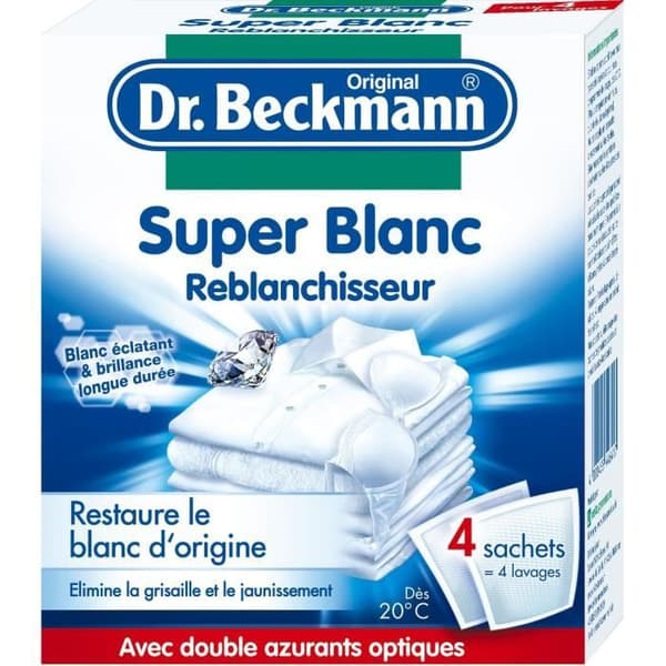 DR BECKMANN Super White Resurfacer - 4 x 40 g