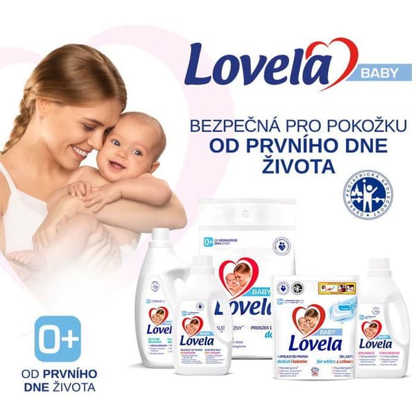LOVELA Baby flytande tvättmedel för vittvätt 4,5 l (50 tvättar)