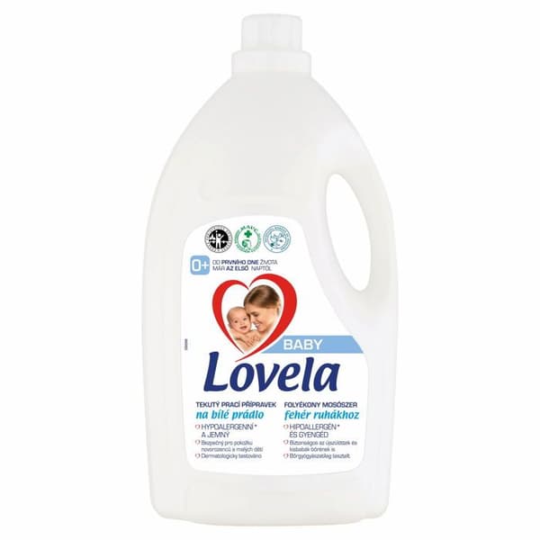 LOVELA Baby flytande tvättmedel för vittvätt 4,5 l (50 tvättar)