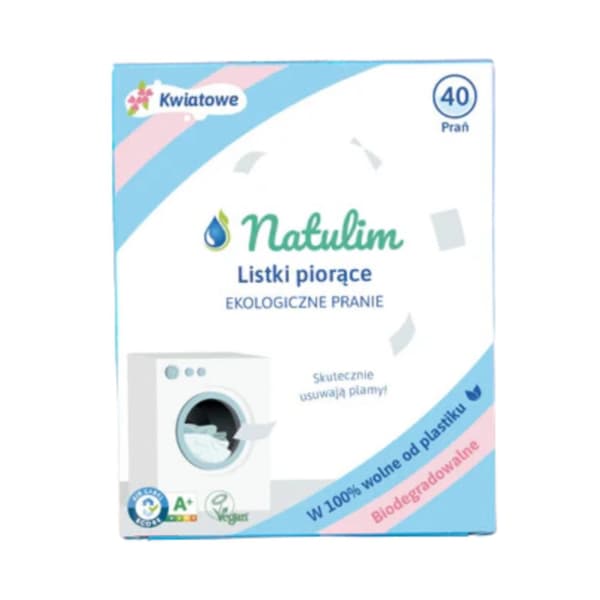 Eco blommiga tvättlakan 40 tvättar NATULIM