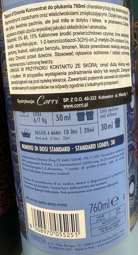 Sköljmedelskoncentrat bergamott citron havssalt 760 ml