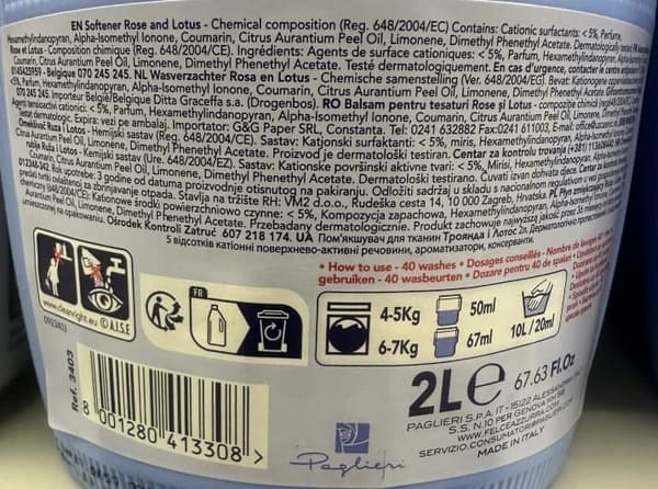 Sköljmedel lyxigt intensivt Rose & Lotus 2L