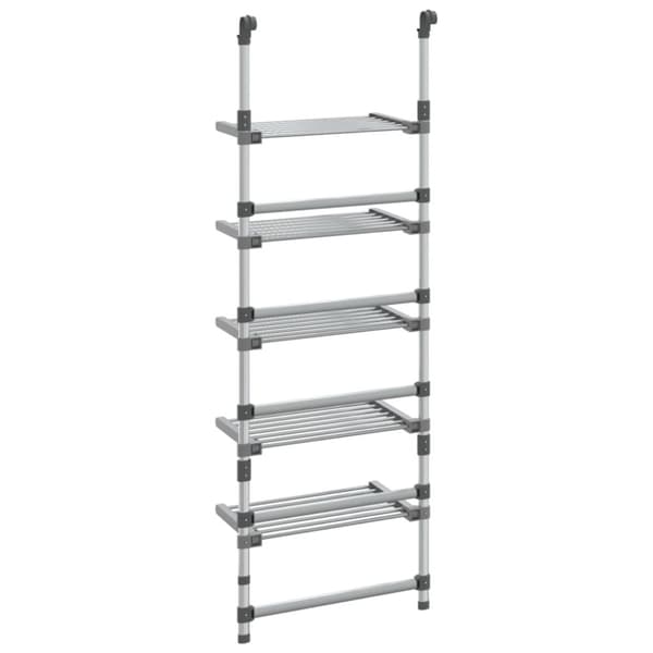 Torkställning vägg 5 nivåer aluminium