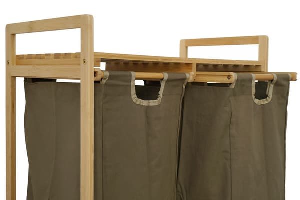 Bambus med 2 rum - Armygrøn