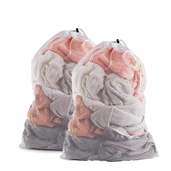 INF Stor vaskepose 60x90 cm Hvid   2-pack