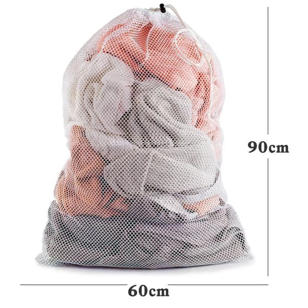 INF Stor vaskepose 60x90 cm Hvid   1-pack