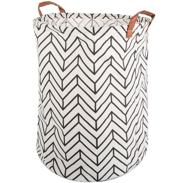Hopfällbar Tvättkorg - 45L Vit