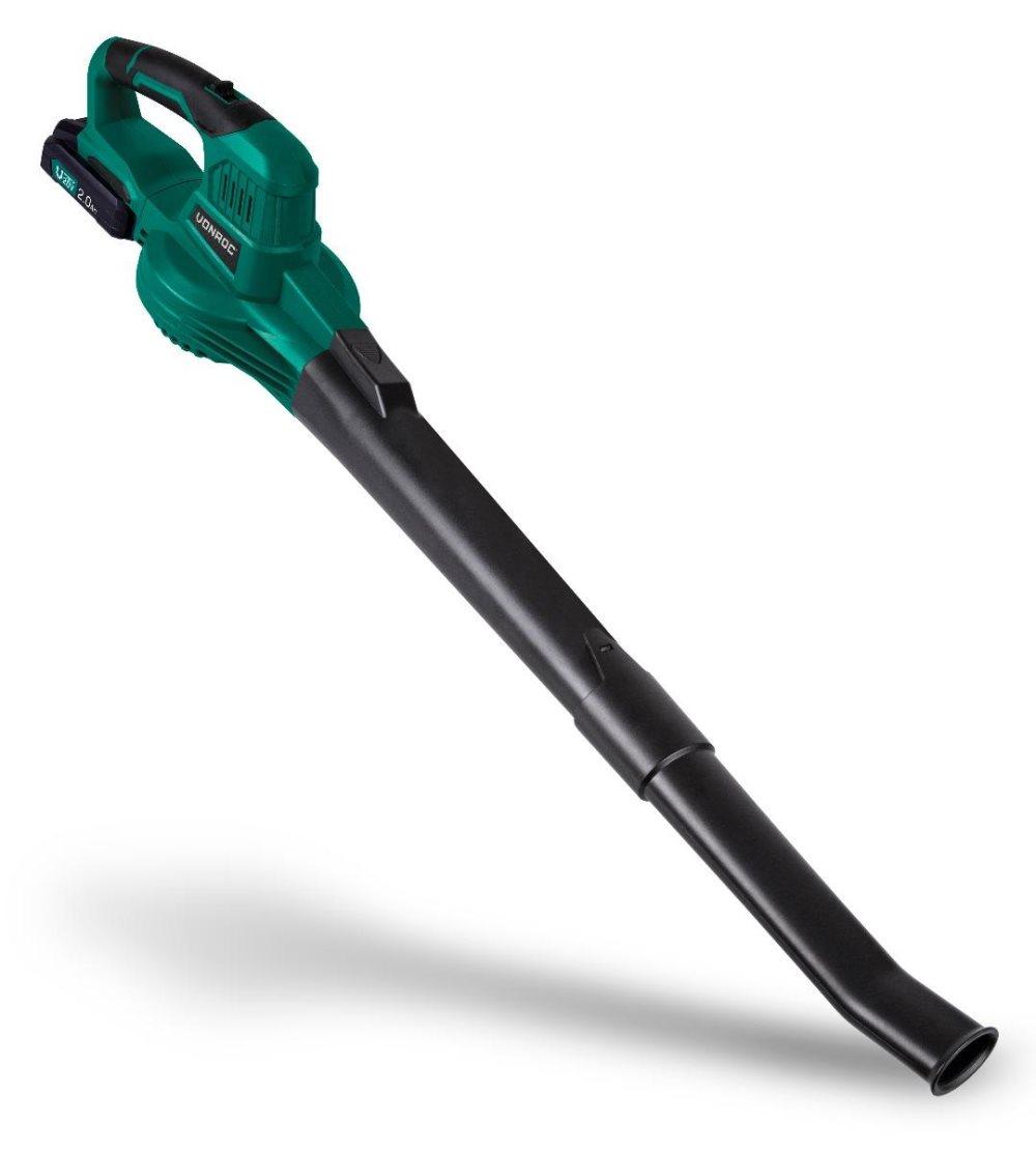 VONROC Lövblås 20V - 2.0Ah | Inkl. 2 batterier och laddare